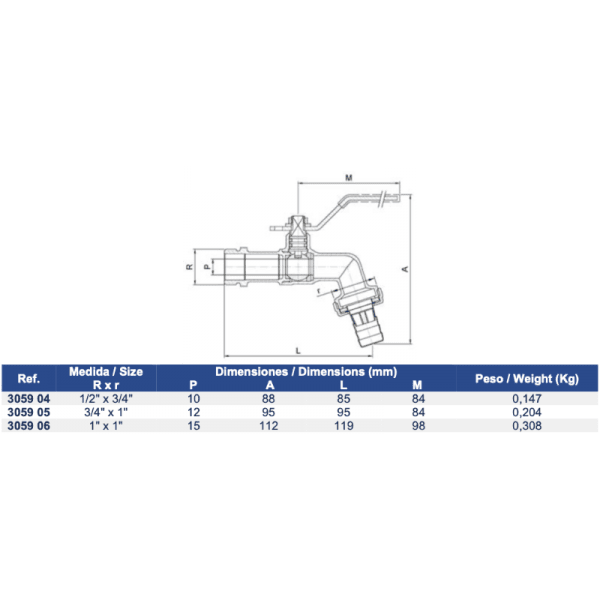 Llave de Bola Para Jardín3