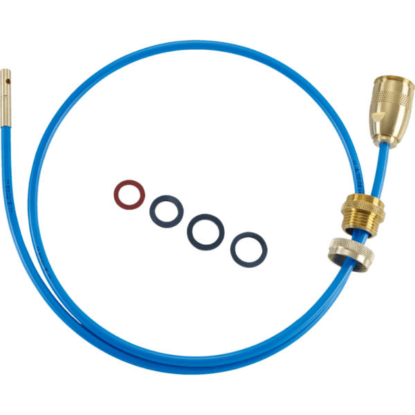 Destapador de Desagües Power Jett Plus Con Manguera Semi Flexible y Adaptadores M22, M24 y 1/23