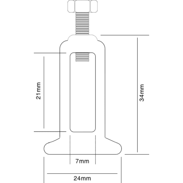 Soporte Para Boyas de Cobre en Válvulas Flotantes Tipo 274A3