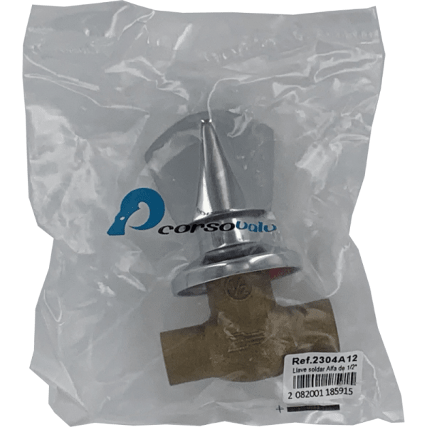 Llave de Paso Para Soldar Manilla Alfa6