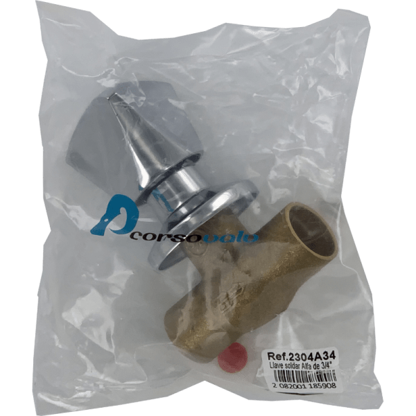 Llave de Paso Para Soldar Manilla Alfa3