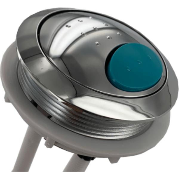 Botón Cromado de 2 Etapa Para Estanque Con Perforación en Tapa Para V. Descarga A24076 One Piece3