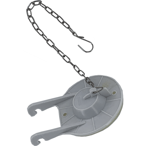 Sopapa de Plástico Rígido Con Sello de Silicona y Cadenilla de Ac. Inox, Resistente al Agua Dura y Cloro3