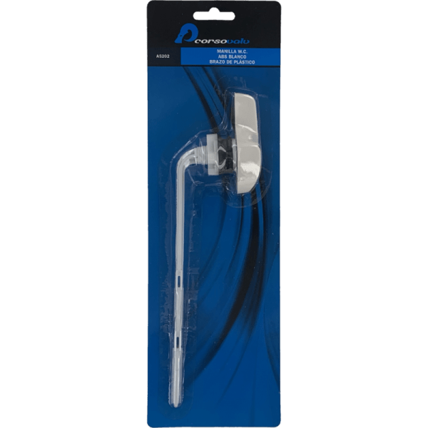 Manilla Para WC Plástico ABS Con Barra Plástica6