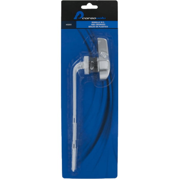 Manilla Para WC Plástico ABS Con Barra Plástica3