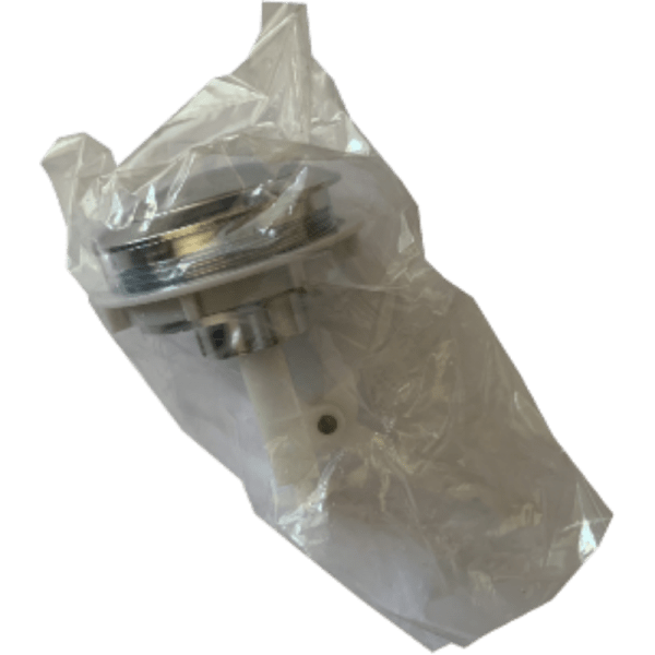 Botón Cromado de 1 Etapa Para Estanque Con Perforación en Tapa Para V. Descarga Estándar Con Flapper3