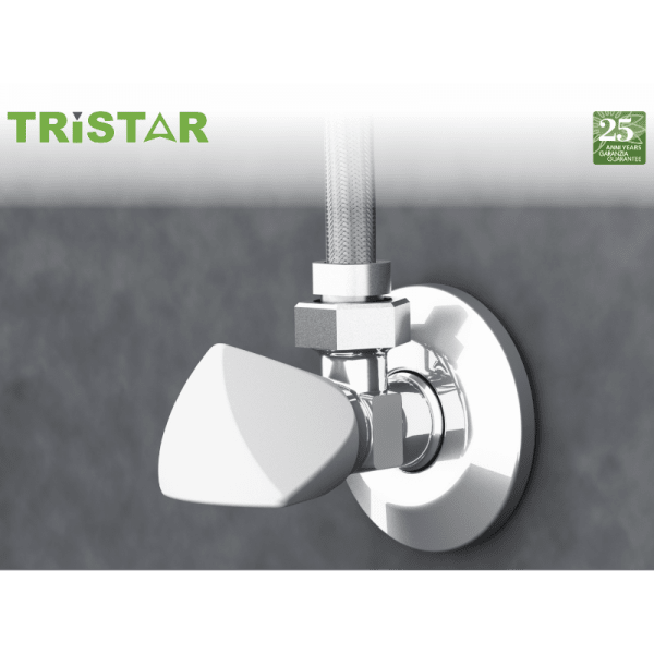 Llave Angular Cromada de 1/2 HE18