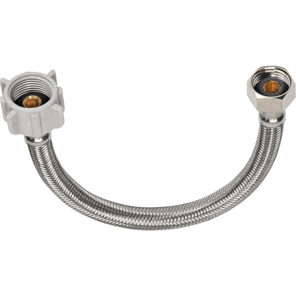 Kit Flexible Con Llave Angular Para WC de 30 cm, Tuerca de 7/8 Plástica3