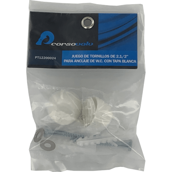 Juego de Tornillos Para Anclaje de Taza WC al Piso Con Tapa6