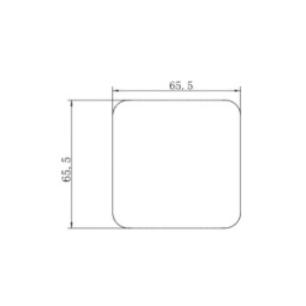 Desagüe Pop Up Para Lavatorio de 1 1/4 Con Tapón de Loza Blanco Cuadrado6