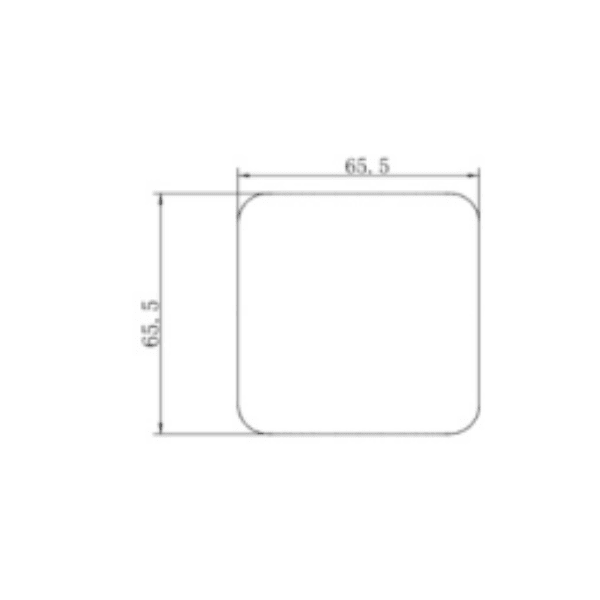 Desagüe Pop Up Para Lavatorio de 1 1/4 Con Tapón de Loza Blanco Cuadrado3
