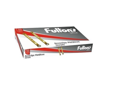 Accoclips Metálico Dorado Fultons1