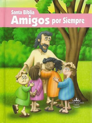 Biblia RVR amigos por siempre rosada1