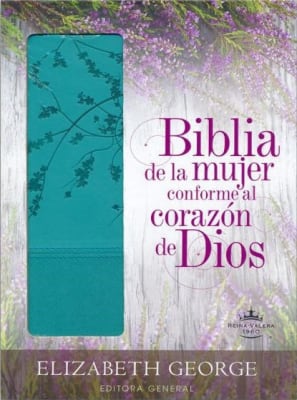 Biblia de la mujer conforme al corazón de Dios, turquesa