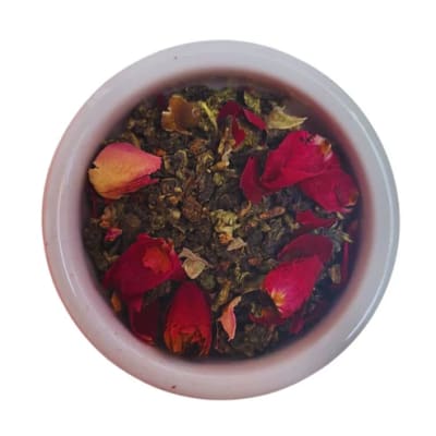 Blue Rose Camellia (Té oolong con pétalos de rosas)1