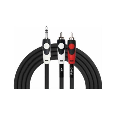 Cable Audio Kirlin Plug 3.5 Stereo a 2 Plug RCA