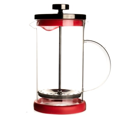 Cafetera Francesa Simple 800ml Roja1