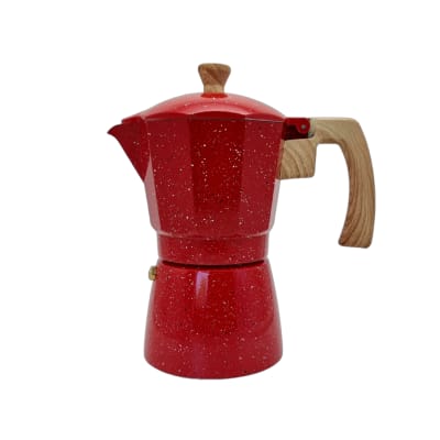 Cafetera Italiana Moka Roja1