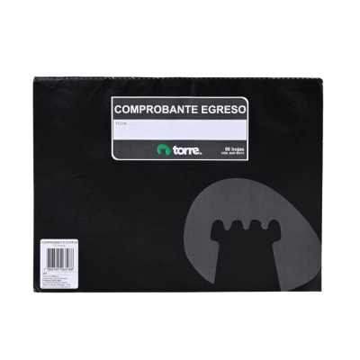 Comprobante Egreso Torre 50 hjs.
