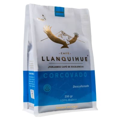 Café LLanquihue Corcovado Grano Molido Descafeinado 250gr