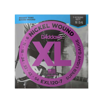 Cuerda guitarra eléctrica D`Addario EXL120-7