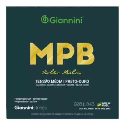 Cuerda Guitarra Nylon Giannini MPB GENWBG1
