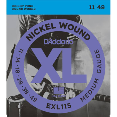 Cuerda guitarra eléctrica D`Addario EXL1152