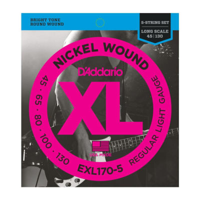 Cuerda de bajo eléctrico D`Addario EXL170-52