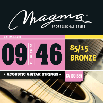 Cuerda guitarra acústica Magma GA110 PB