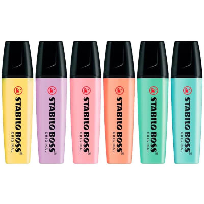 destacador Stabilo Boss pastel1