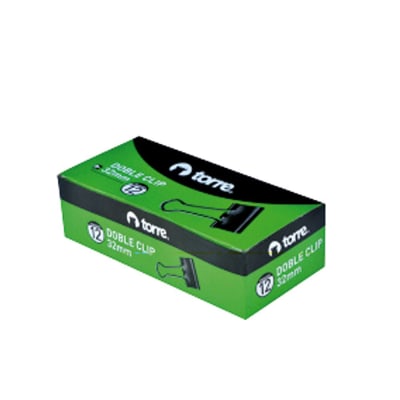 Apretador Doble Clip 32mm Torre