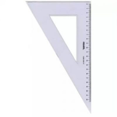 Escuadra Proarte Biselada 25 cm 60º Humo