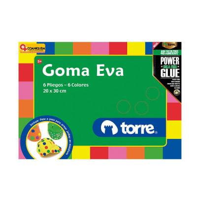 Carpeta escolar goma eva Torre1
