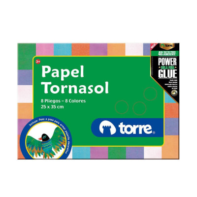 Carpeta escolar papel tornasol Torre