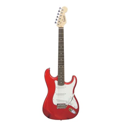 Guitarra eléctrica Leonard stratocaster roja1