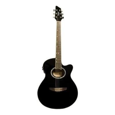 Guitarra electroacústica Leonard FG262eBK
