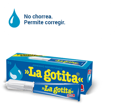 Adhesivo Instantáneo La Gotita 3gr1