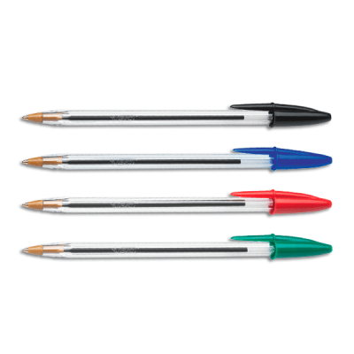 Lápiz pasta Bic cristal punta media