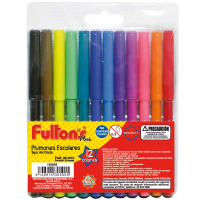 Lápices scripto 12 colores Fultons1