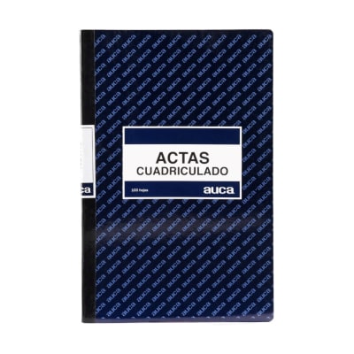 Libro de Actas Cuadriculado 100 Hjs. AUCA1