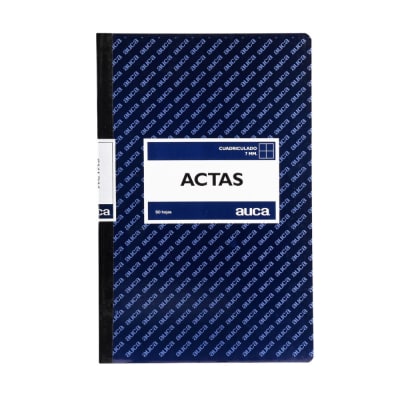 Libro de Actas Cuadriculado 50 Hjs. AUCA