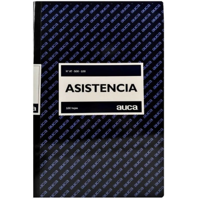 Libro asistencia 100hj Auca