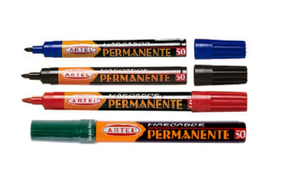 Marcador permanente punta redonda Artel