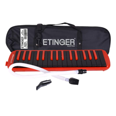 Melódica Etinger 32 Notas Roja - Negra