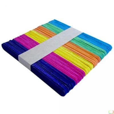 Palos de helado delgado color 50 unidades1