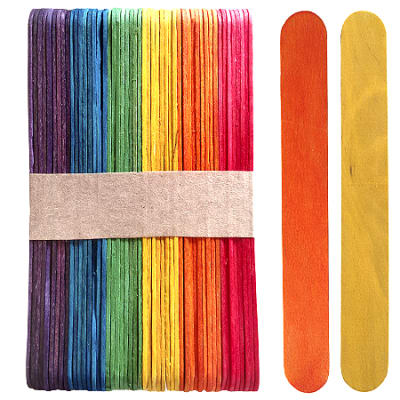 Palos de helado grueso color 50 unidades1