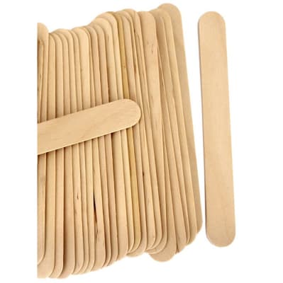 Palos de helado grueso natural 50 unidades