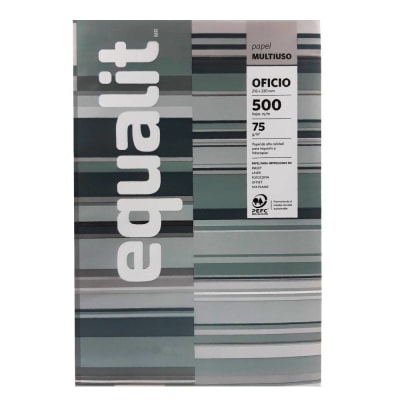 Papel fotocopia oficio Equalit