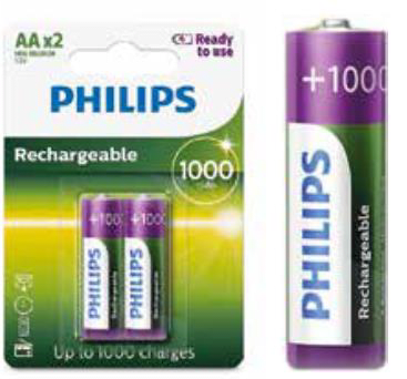 Pila Philips AA Recargable