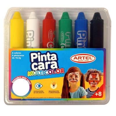 Pinta cara Artel 6 colores